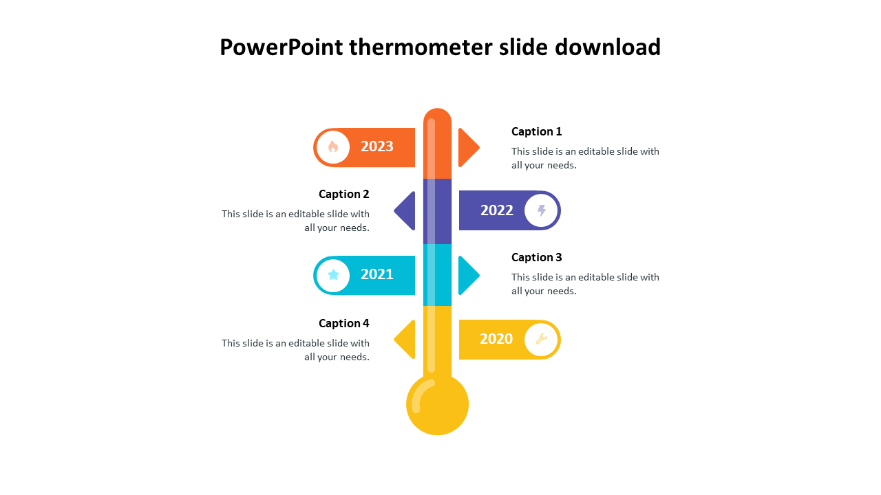 powerpoint thermometer slide download